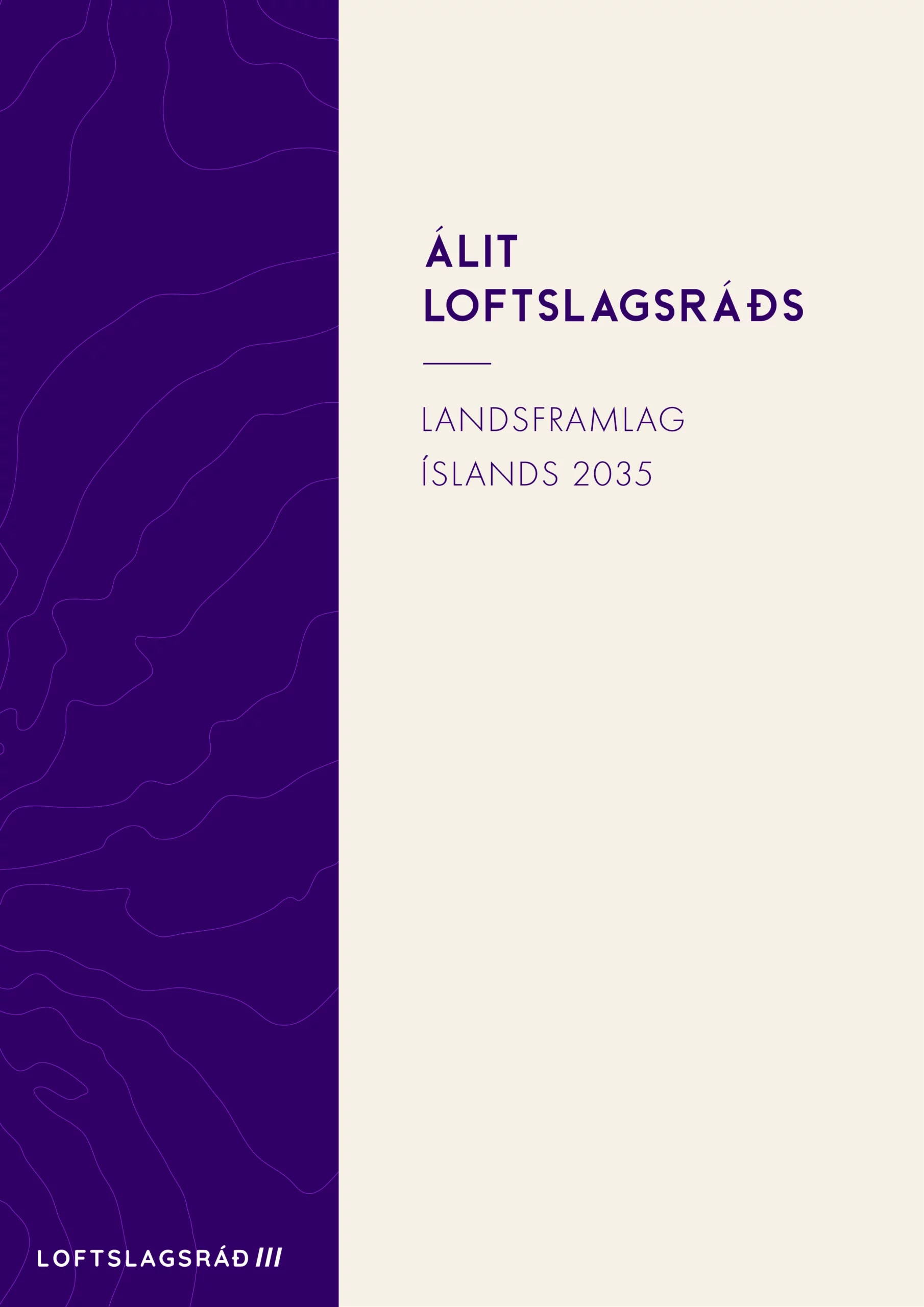 13. Landsframlag islands 2035